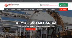 Desktop Screenshot of nobredemolidora.com.br