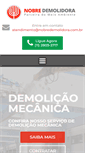 Mobile Screenshot of nobredemolidora.com.br